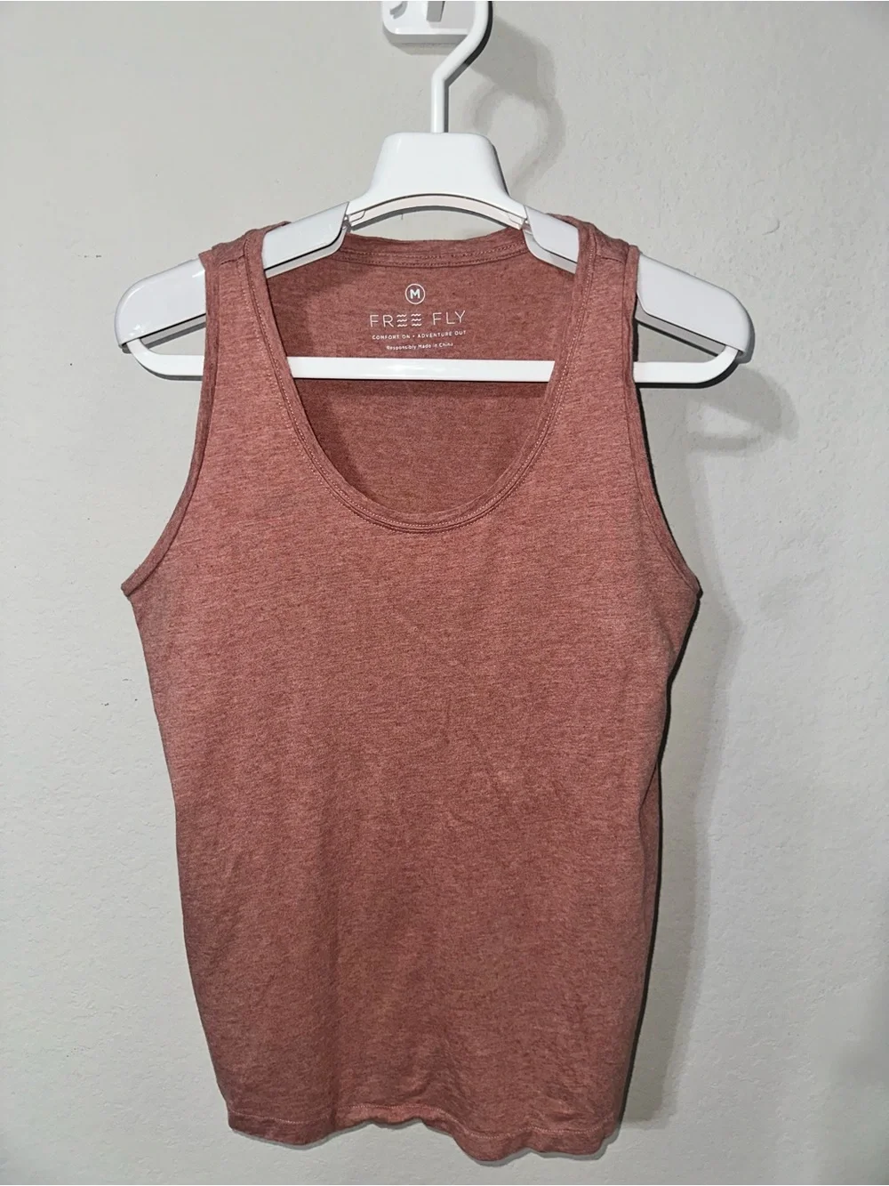 Free Fly Women’s Bamboo Performance Tank Top Rust Heather Size Medium - Picture 2 of 9